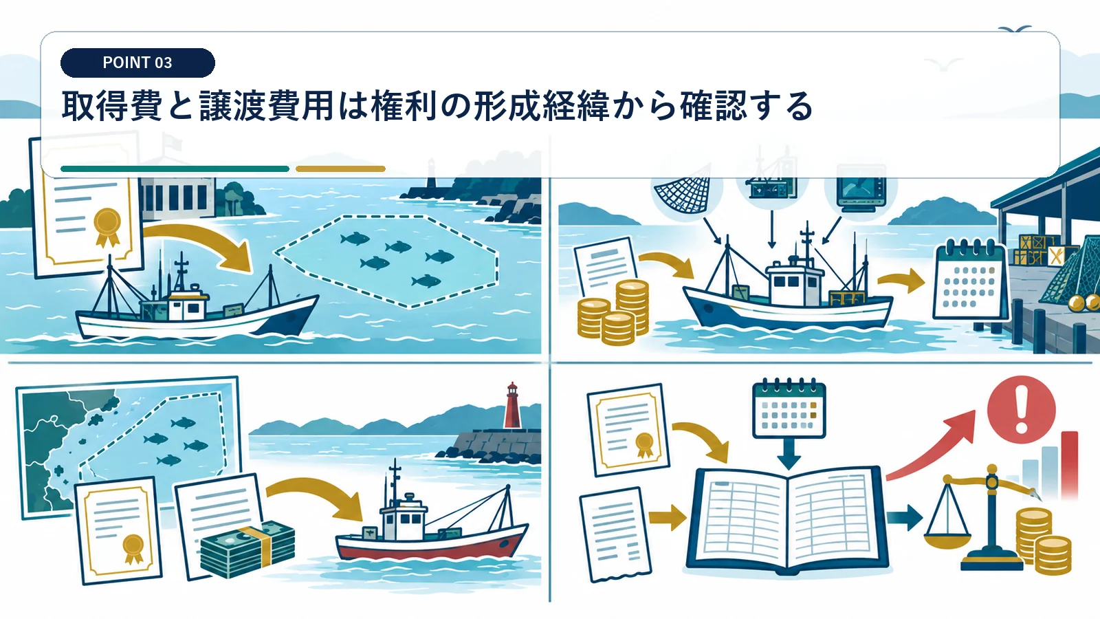 取得費と譲渡費用は権利の形成経緯から確認する