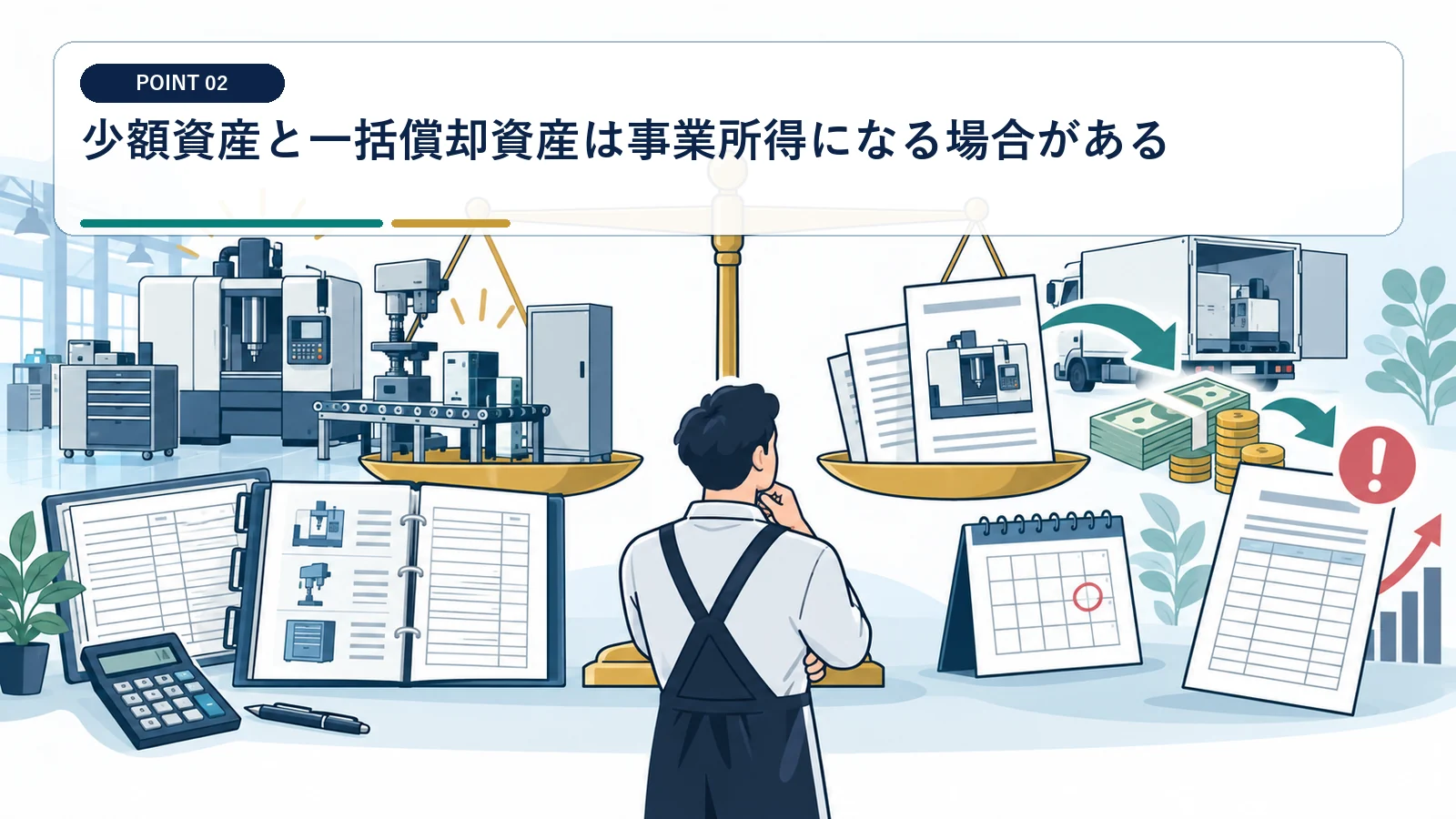 少額資産と一括償却資産は事業所得になる場合がある
