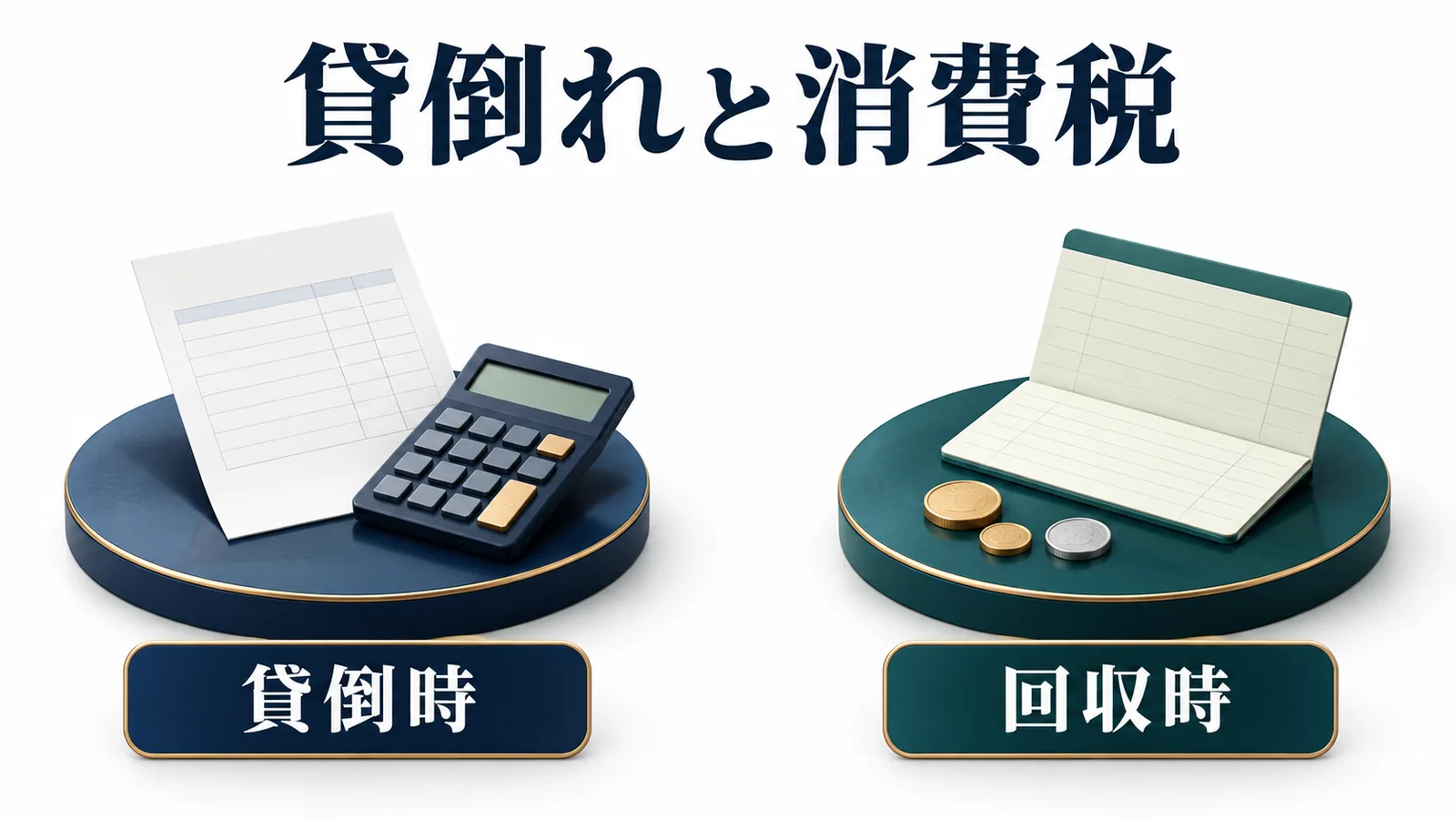 貸倒れと消費税：貸倒時と回収時