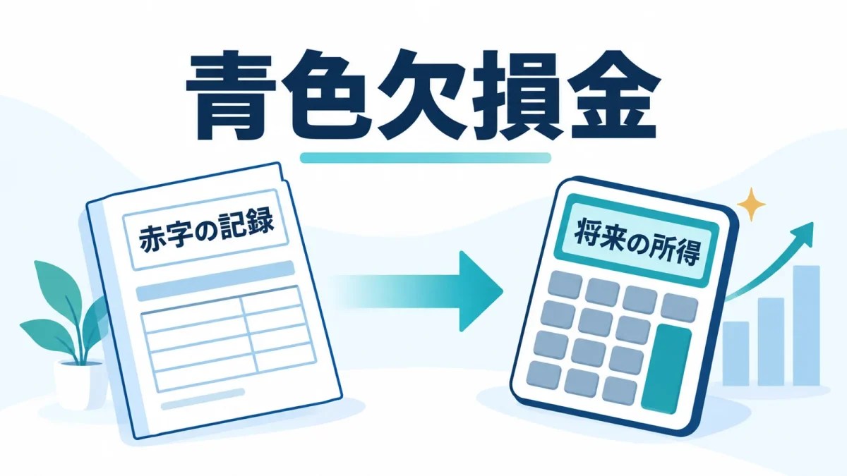 青色欠損金：赤字の記録・将来の所得