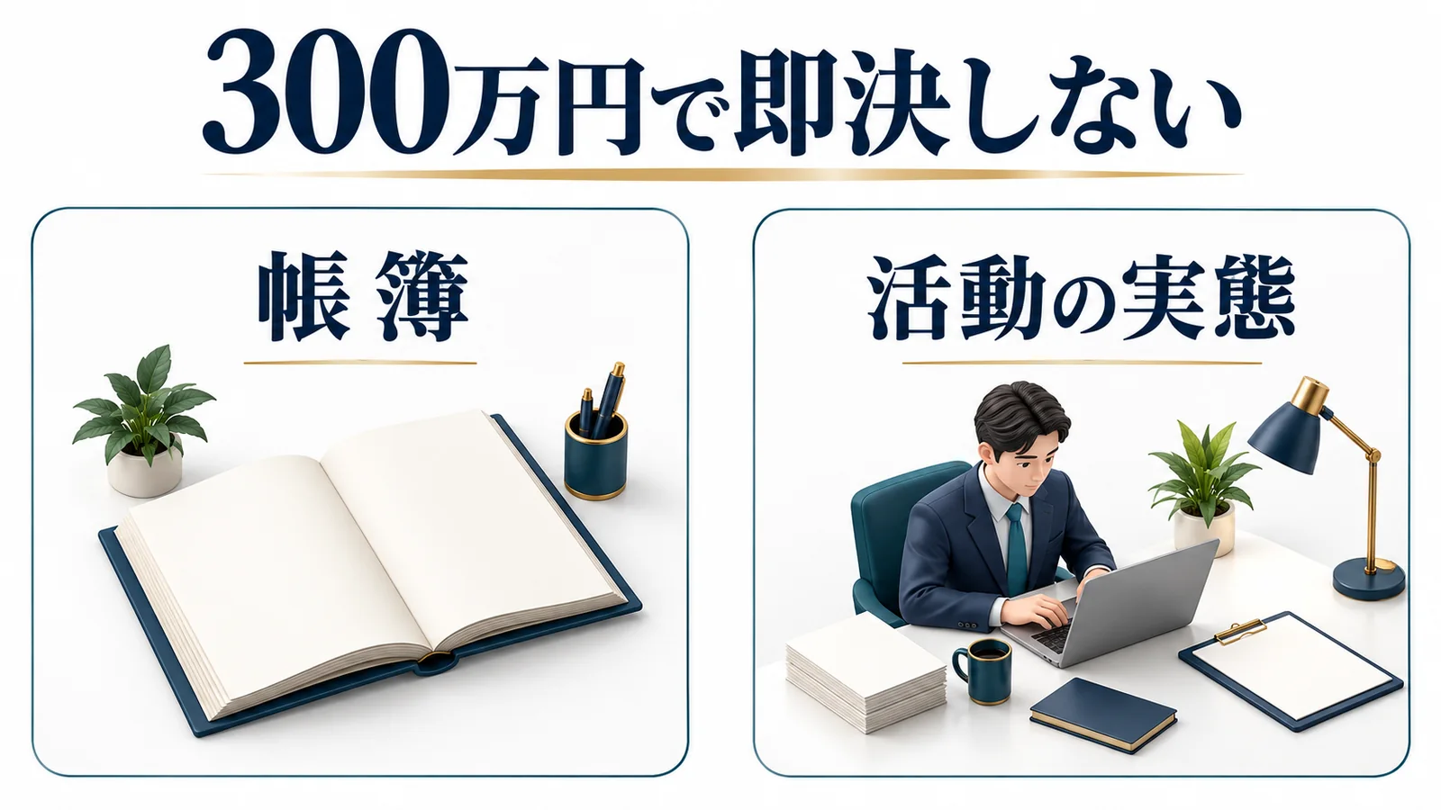 300万円だけで所得区分を決めず帳簿と活動の実態を確認